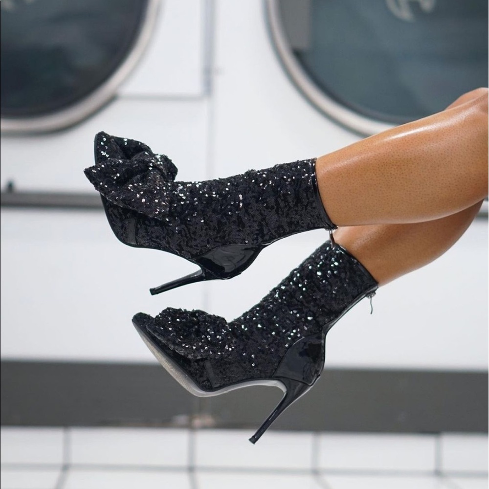 Sequin Booties - image 1